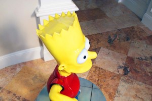 Bart Simpson view from above