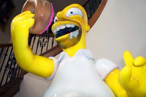 Homer Simpson 3D cartoon model