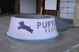 Large product replica of Puptopia Dog Bowl