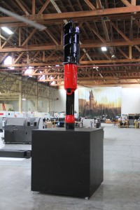 RotoShovel on pedestal