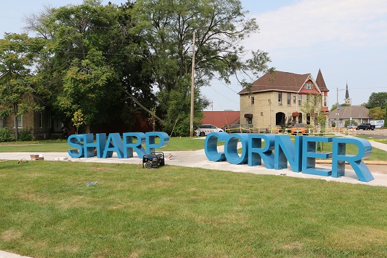 Metal Letters front view