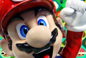 Mario cartoon model closeup