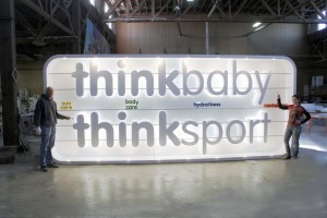 LED Letter Display for Think Baby Think Sport