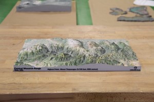 Wasatch Mountains topography