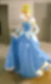 3d cartoon model of Cinderella