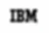 IBM's 1950s logo designed by Paul Rand