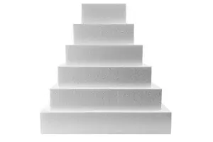 6 Tier Square Cake Dummy