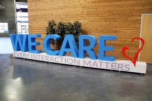 WeCare Large Foam Letters Display