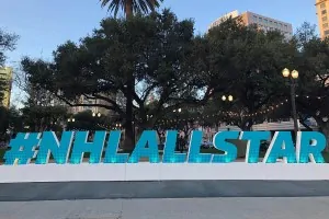 NHL All Star Large Foam Letters Display