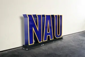 NAU Large Foam Letters Display