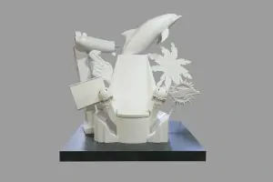 Foam Model of Miami Dolphins Sports Throne