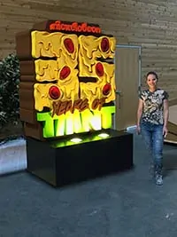 Foam Model of the TMNT logo from Nickelodeon