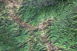 Great Smoky Mountains Eastern Cherokee Reservation Detail