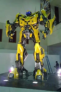 Movie prop of Bumblebee from Transformers