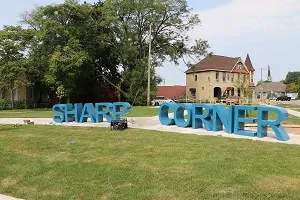 Sharp Corners Metal Letters in Front