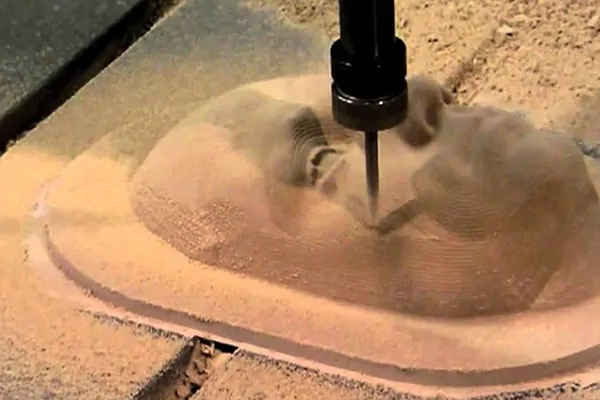 3D cnc cutting a face