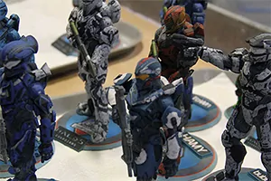 Video Game models of Halo 5 Spartans